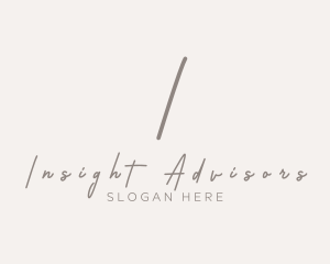 Cursive Elegant Boutique logo design