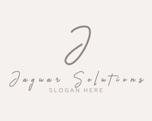 Cursive Elegant Boutique logo design