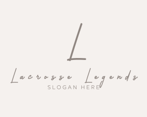 Cursive Elegant Boutique logo design