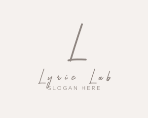 Cursive Elegant Boutique logo design