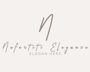 Cursive Elegant Boutique logo design