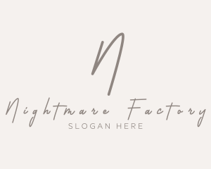 Cursive Elegant Boutique logo design