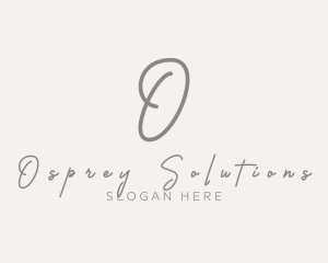 Cursive Elegant Boutique logo design