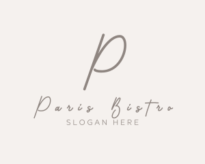 Cursive Elegant Boutique logo design