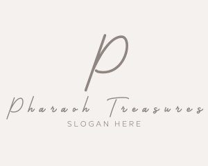 Cursive Elegant Boutique logo design