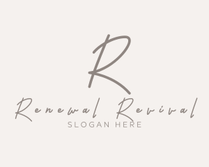 Cursive Elegant Boutique logo design