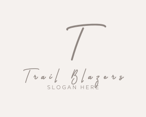 Cursive Elegant Boutique logo design