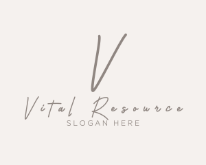 Cursive Elegant Boutique logo design