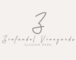 Cursive Elegant Boutique logo design