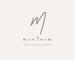 Cursive Elegant Boutique logo design