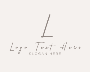 Cursive Elegant Boutique Logo