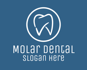Molar - Dental Dentist Checkup logo design