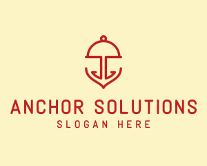 Anchor - Marine Anchor Cloche logo design