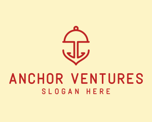 Anchor - Marine Anchor Cloche logo design