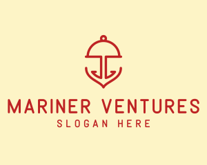 Marine Anchor Cloche  logo design