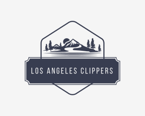 Souvenir Store - Hipster Outdoor Camping Badge logo design