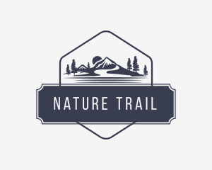 Outdoors - Hipster Outdoor Camping Badge logo design