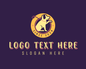 Leash - Dog Animal Shelter logo design