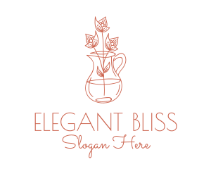Bloom - Flower Vase Plant logo design