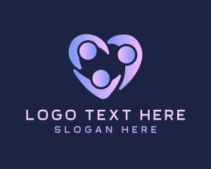 Ngo - Family Heart Charity logo design