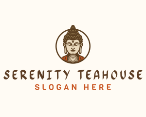 Religious Buddha Meditation logo design