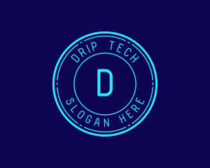 Digital Cyber Technology  logo design