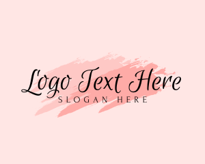 Lettering - Feminine Cosmetics Wordmark logo design