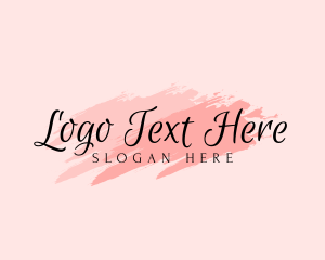 Feminine Cosmetics Wordmark Logo