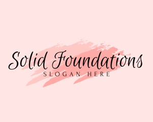 Handwriting - Feminine Cosmetics Wordmark logo design