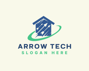 Home Arrow Real Estate logo design