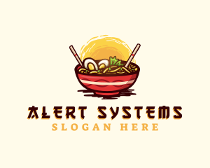 Asian Ramen Noodles logo design