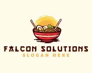 Asian Ramen Noodles logo design