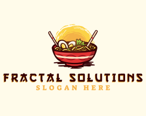 Asian Ramen Noodles logo design