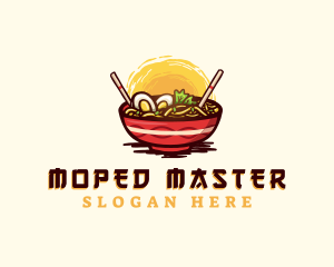 Asian Ramen Noodles logo design