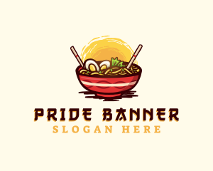 Asian Ramen Noodles logo design