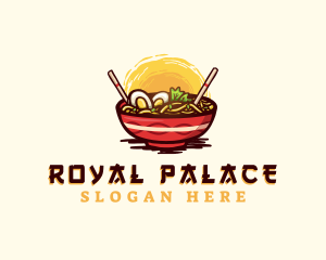 Asian Ramen Noodles logo design