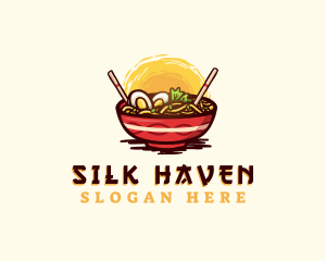 Asian Ramen Noodles logo design