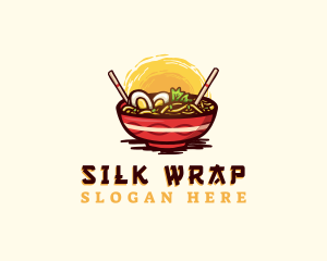 Asian Ramen Noodles logo design