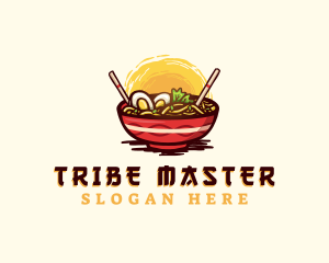 Asian Ramen Noodles logo design