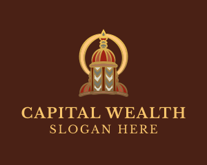 Capital - Dome Politics Institution logo design