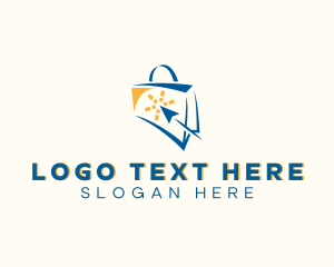 Online Marketplace - Shopping Bag Online Market logo design