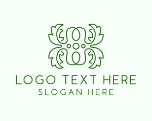 Eco Friendly - Natural Plant Letter H logo design