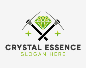 Mineral - Green Diamond Mining logo design