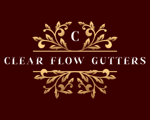 Floral Leaf Event logo design