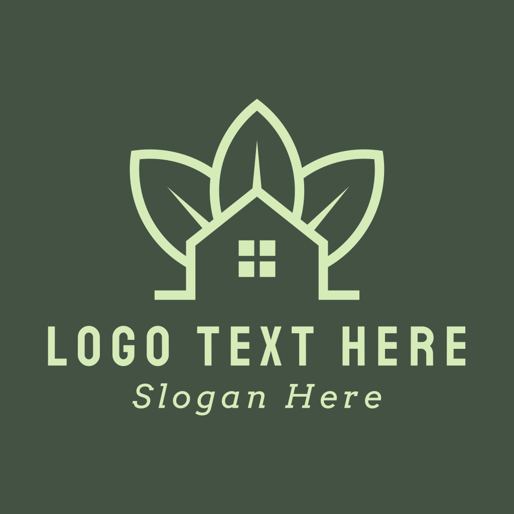 Environmental Leaf House Logo | BrandCrowd Logo Maker