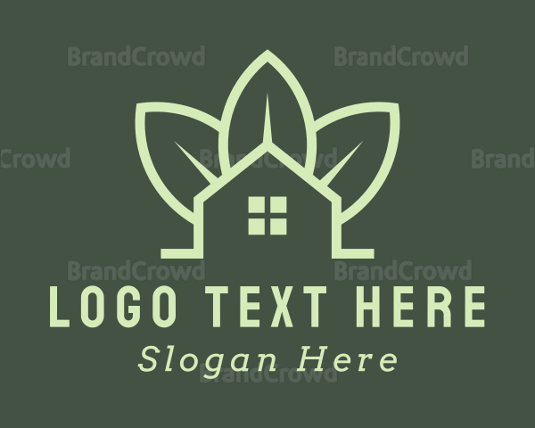 Environmental Leaf House Logo