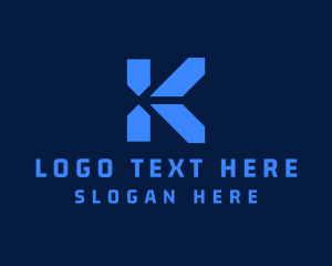 Cyber Technology Letter K Logo