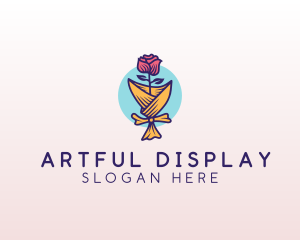 Rose Flower Florist logo design