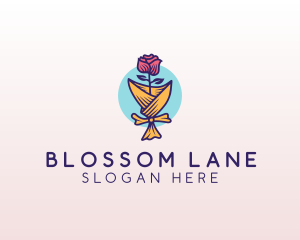 Rose Flower Florist logo design