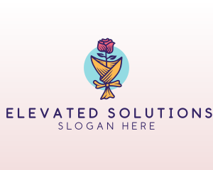 Rose Flower Florist logo design